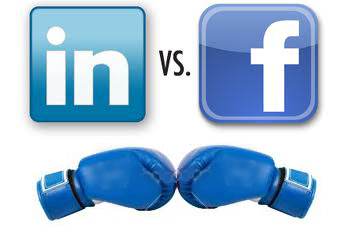 LinkedInVsFacebook